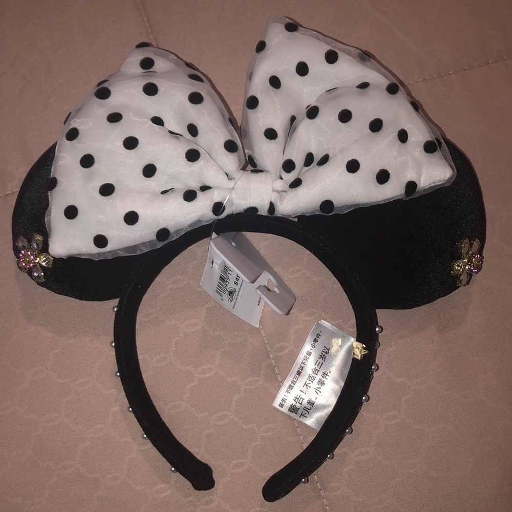 Disney Parks Baublebar Polka Dot Ears Headband